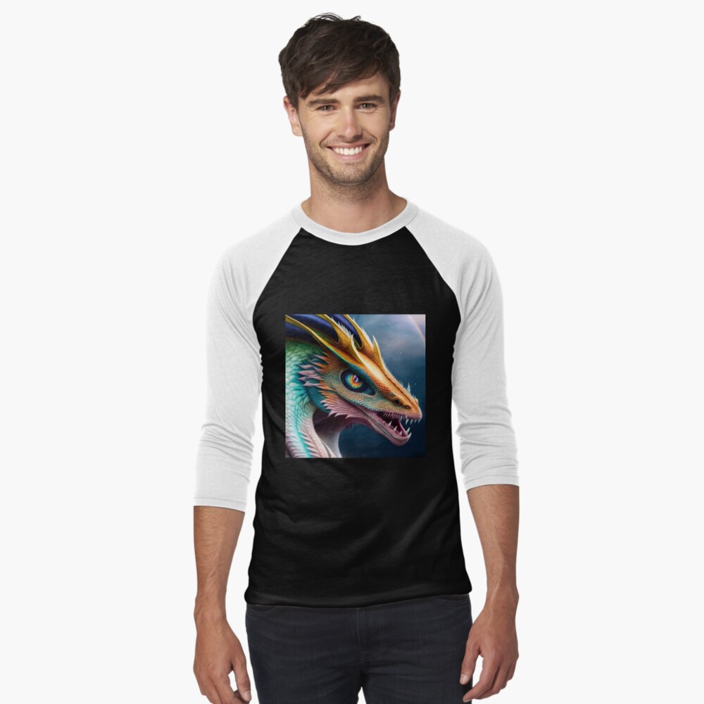 Item preview, Baseball ¾ Sleeve T-Shirt designed and sold by dragynrain.