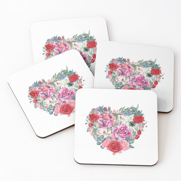 Item preview, Beautiful February 14th Valentines Day Blooming Heart Flower Aesthetic Gifts designed and sold by Flowerartlovers.