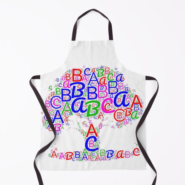 Item preview, Alphabet word cloud is wrapped into a tree shape you will love it. designed and sold by ElmonirPress.