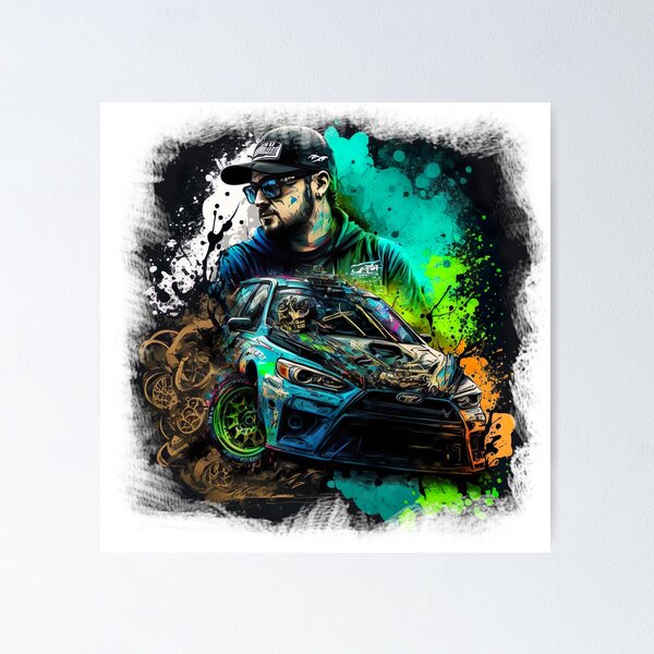 Item preview, Ken Block 43 Essential Tshirt designed and sold by jojolescargot.
