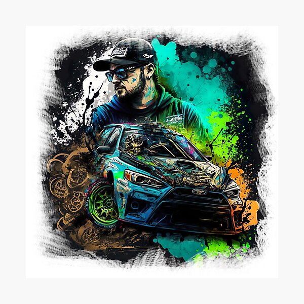 Item preview, Ken Block 43 Essential Tshirt designed and sold by jojolescargot.