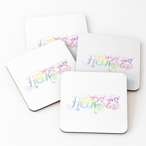 Item preview, Horses with Rainbow Background  designed and sold by Horse-Aholic.