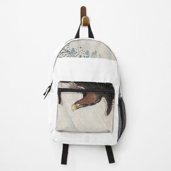 Item preview, Eagle Flying in Snow (1933) by Ohara Koson designed and sold by Oldetimemercan.