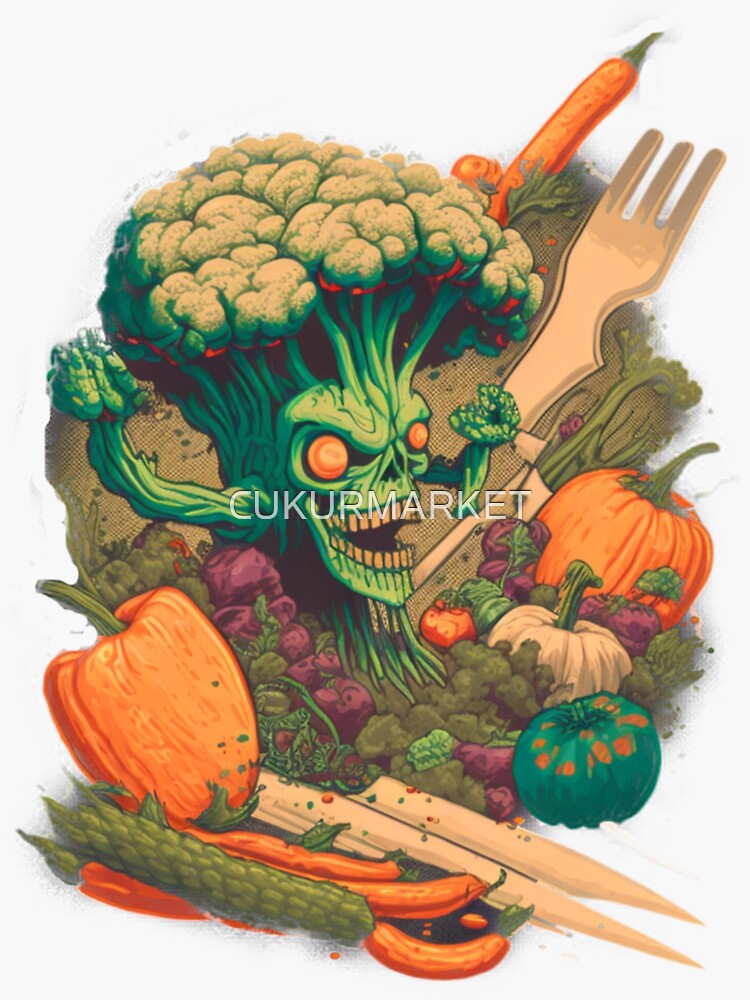 "The king of vegetables" Sticker for Sale by CUKURMARKET Redbubble