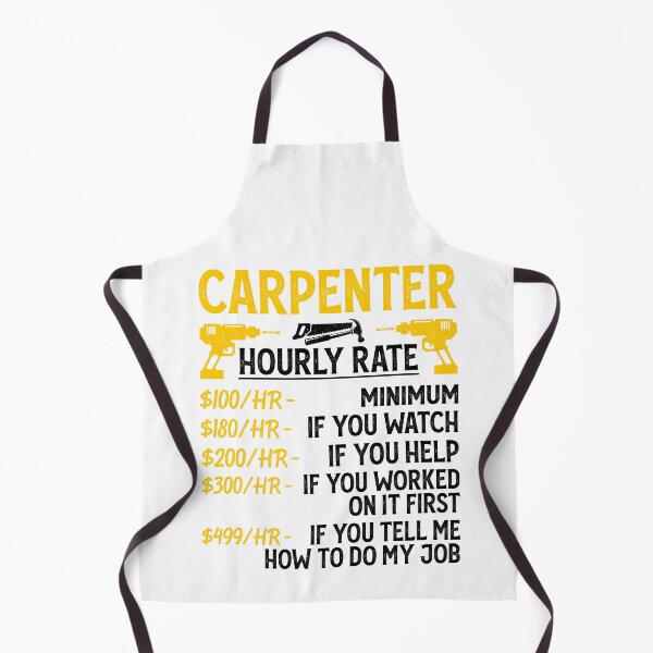 Item preview, Carpenter Hourly Rate Vintage Design For Woodworker - Funny Carpenter Retro designed and sold by naworas.