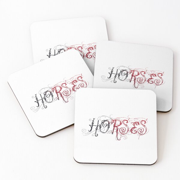 Item preview, Horses with Red & black Background  designed and sold by Horse-Aholic.