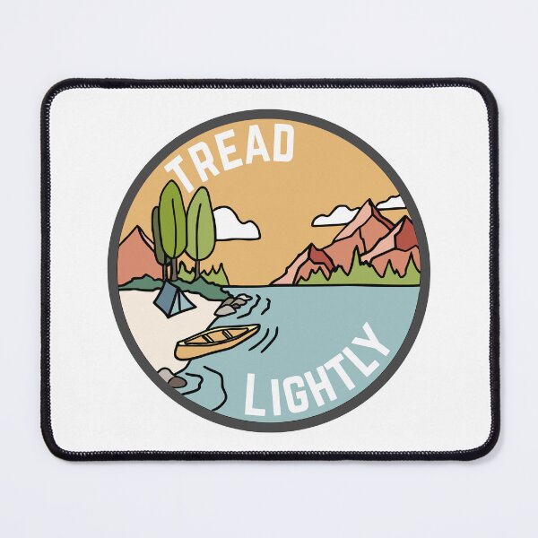 Item preview, Tread Lightly in the Great Outdoors - leave no trace -  designed and sold by StuckOnGood.