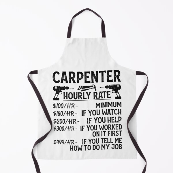 Item preview, Carpenter Hourly Rate Retro Design For Woodworker - Funny Carpenter Vintage designed and sold by naworas.