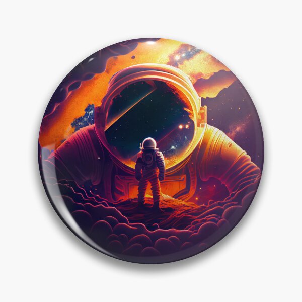 Item preview, An astronaut inspects a smaller astronaut designed and sold by lightsonfire.