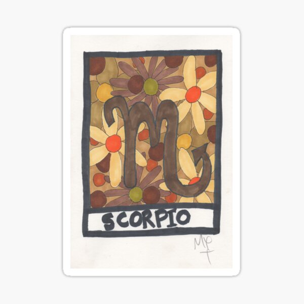 Impression Scorpion Sticker