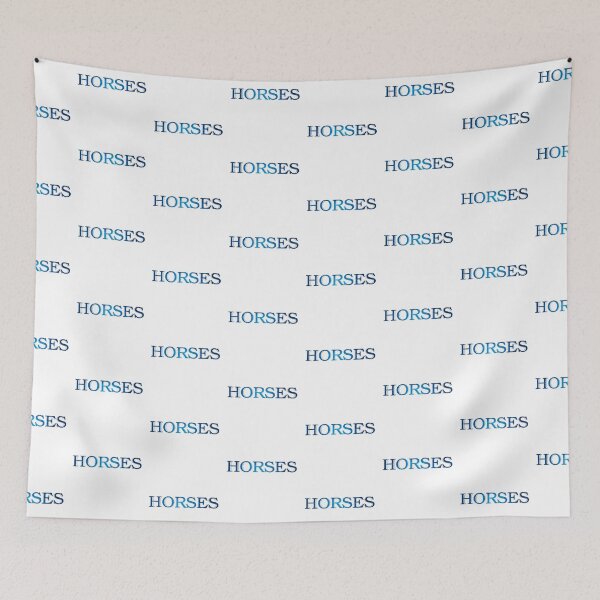 Item preview, Horses with Blue Background  designed and sold by Horse-Aholic.