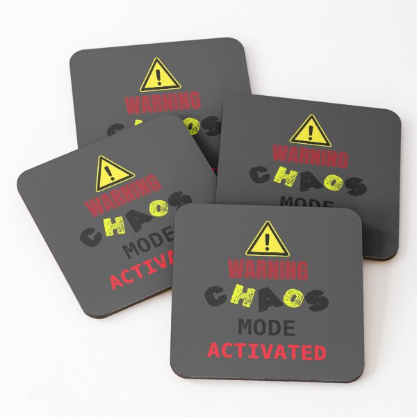 Item preview, Warning CHAOS Mode Activated designed and sold by Jeeb-Arts.