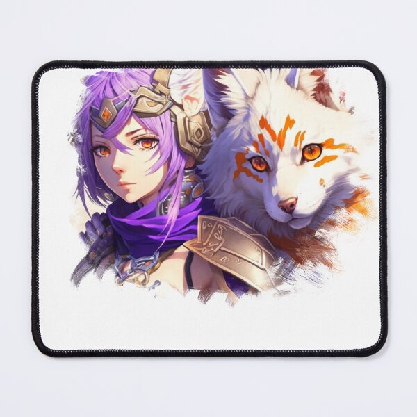 Item preview, Copy of female wolf with her pet wolf designed and sold by Wolf-Bros.