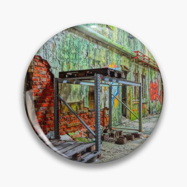 Item preview, Urbex Photography | Colorful factory hall designed and sold by Cora Wirth.