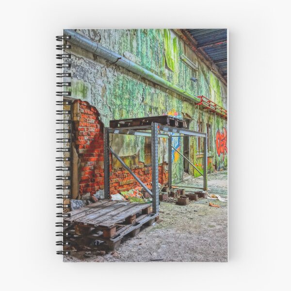 Item preview, Urbex Photography | Colorful factory hall designed and sold by Cora Wirth.