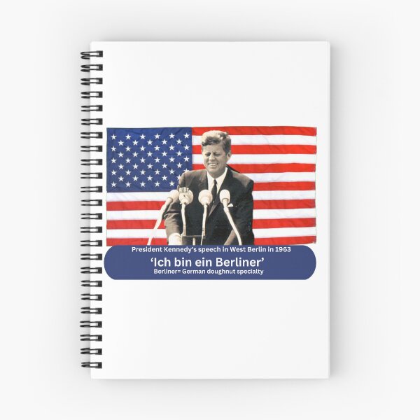 Item preview, John F Kennedy in Berlin 1963, Gifts & Merchandise designed and sold by LindaLG.