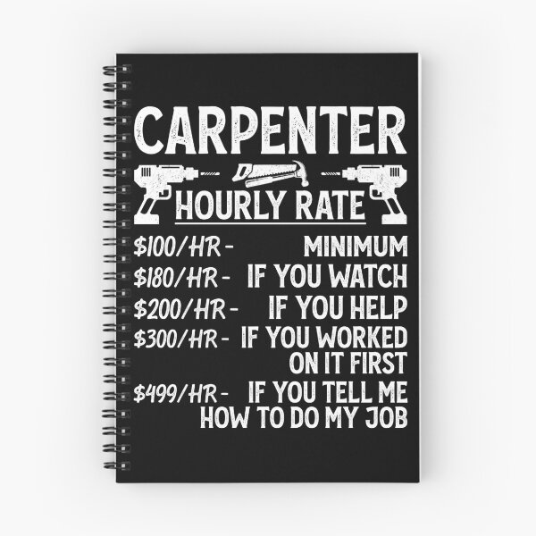 Item preview, Carpenter Hourly Rate Vintage Design For Woodworker - Funny Carpenter Retro designed and sold by naworas.