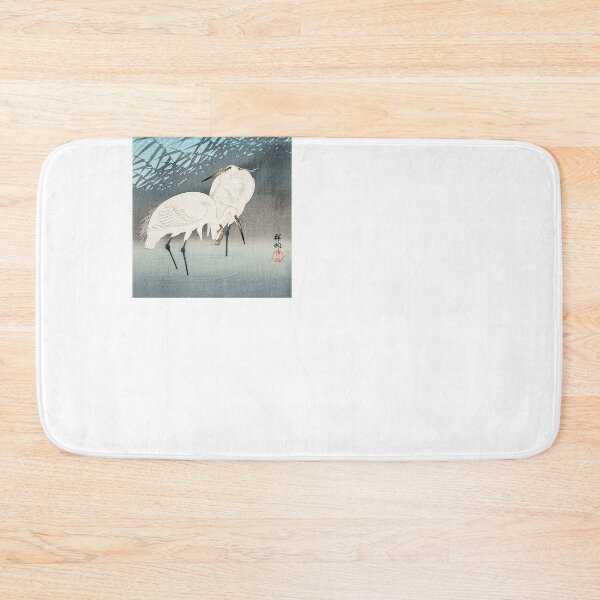 Item preview, Egrets and Reeds in Moonlight (1926) by Ohara Koson designed and sold by Oldetimemercan.