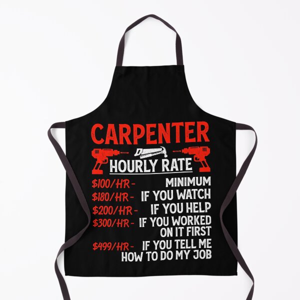 Item preview, Carpenter Hourly Rate Vintage Design For Woodworker And Handyman - Funny Carpenter Retro designed and sold by naworas.