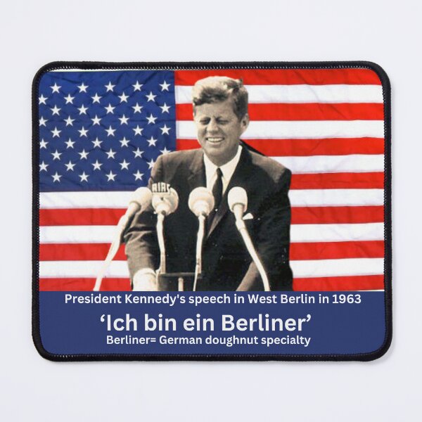 Item preview, John F Kennedy in Berlin 1963, Gifts & Merchandise designed and sold by LindaLG.