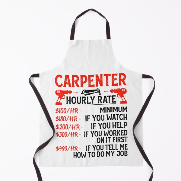 Item preview, Carpenter Hourly Rate Vintage Design For Woodworker And Handyman - Funny Carpenter Retro designed and sold by naworas.