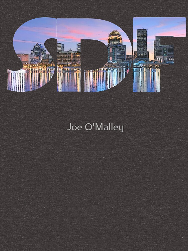 Louisville, Kentucky SDF Sunset Cityscape Kids T-Shirt for Sale