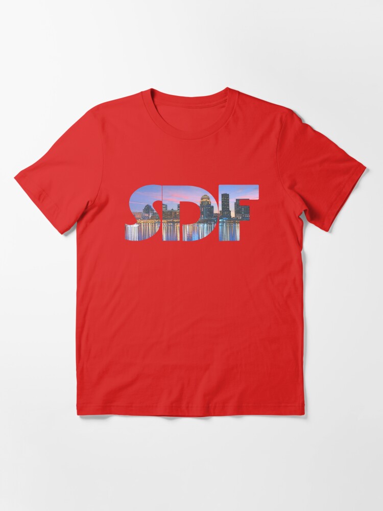 Louisville, Kentucky SDF Sunset Cityscape Kids T-Shirt for Sale