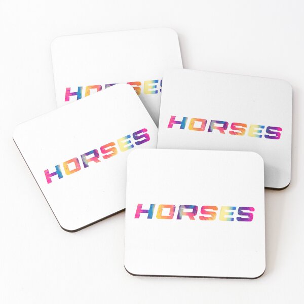 Artikelvorschau, Pferde mit Regenbogen wirbelt Hintergrund entworfen und verkauft von Horse-Aholic.