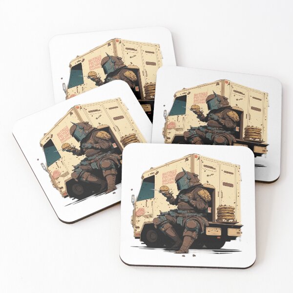 Item preview, Samurai Warrior Eating A Brownie designed and sold by ArtiLush ⭐⭐⭐⭐⭐.