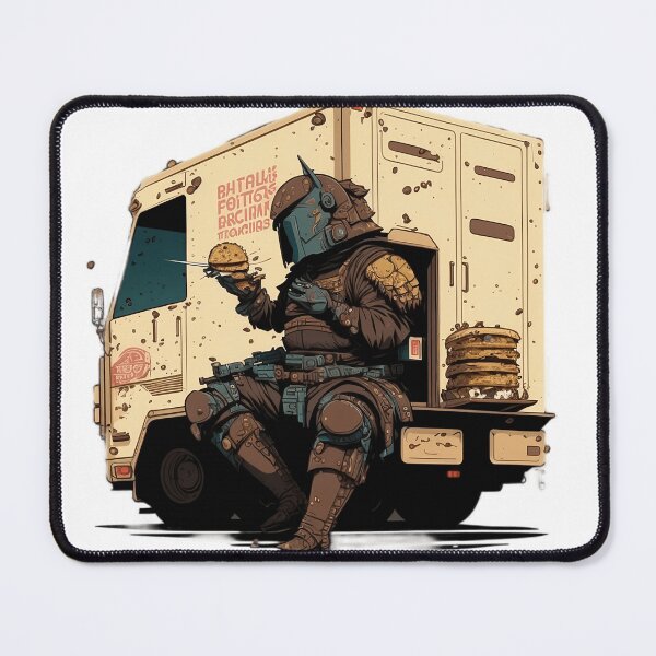 Item preview, Samurai Warrior Eating A Brownie designed and sold by ArtiLush ⭐⭐⭐⭐⭐.