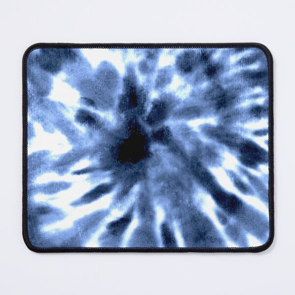 Item preview, Tie dye spiral shibori indigo blue navy white background designed and sold by olgersart.