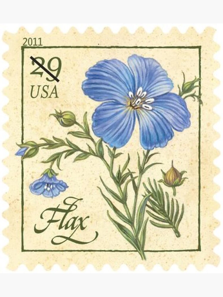 Botanical Flower Stamp