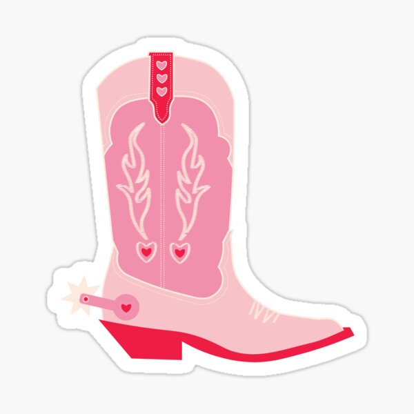Item preview, pink cowboy boot  designed and sold by gabmarie.
