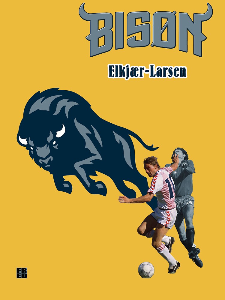 Preben Elkjr-Larsen Denmark soccer jersey
