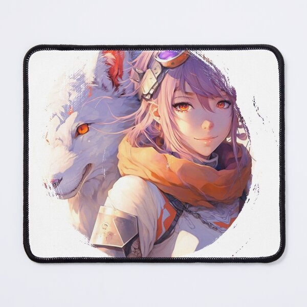 Item preview, A girl with a gaurd wolf designed and sold by Wolf-Bros.