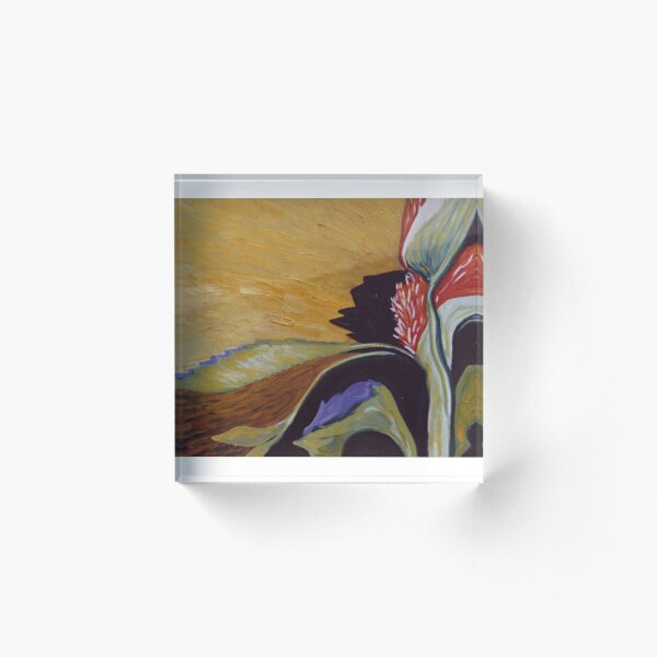 Hello Sun Acrylic Block
