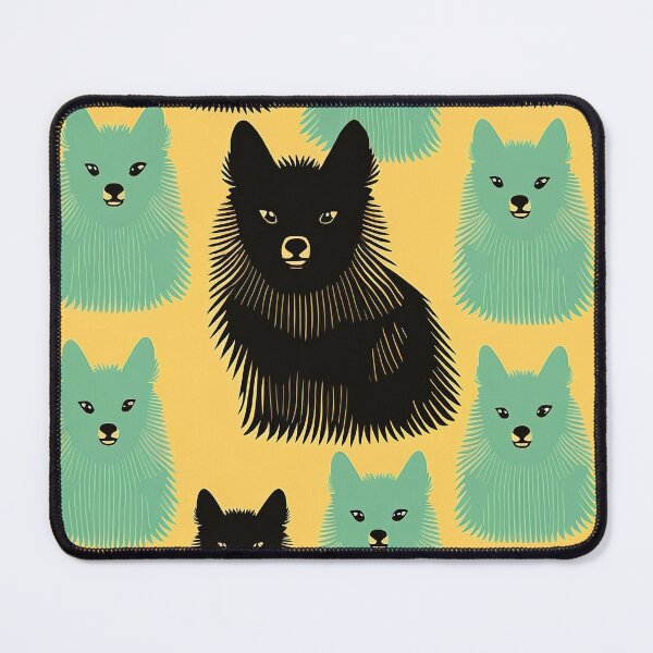 Item preview, cute colorful Schipperke  designed and sold by funmoun55.