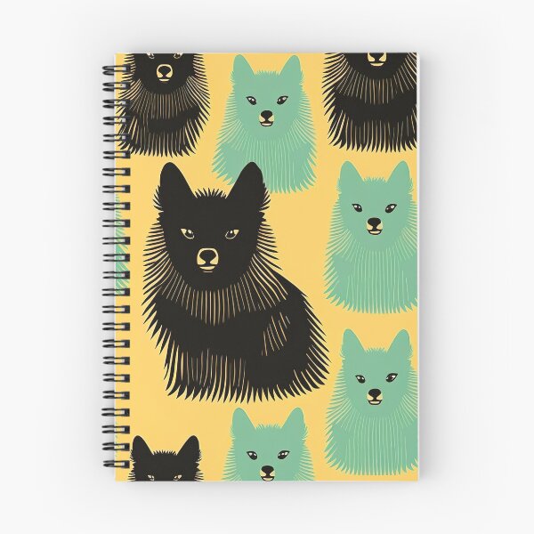 Item preview, cute colorful Schipperke  designed and sold by funmoun55.