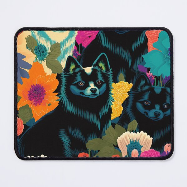 Item preview, cute colorful Schipperke designed and sold by funmoun55.