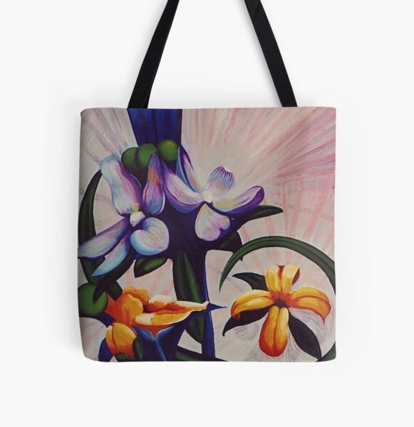 Flower Light All Over Print Tote Bag