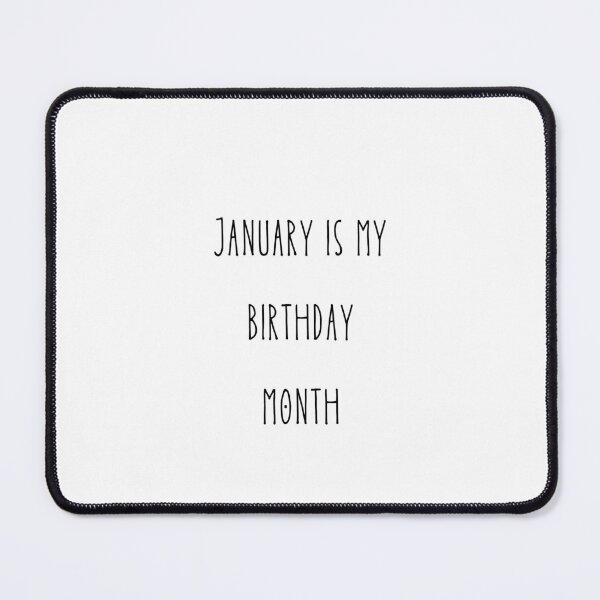 Item preview, January Birthday Quotes Aesthetic designed and sold by erion-store.