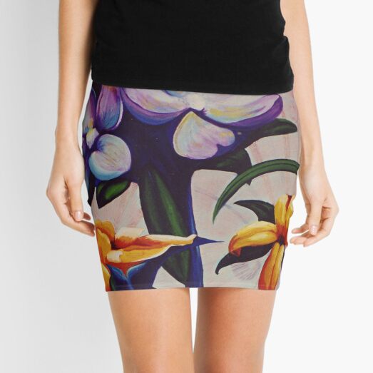 Flower Light Mini Skirt
