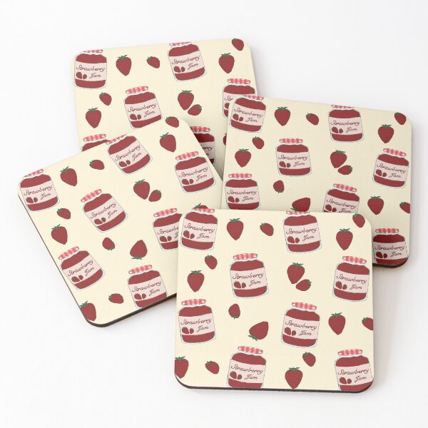 Item preview, Strawberry Jam Pattern designed and sold by hanameda.