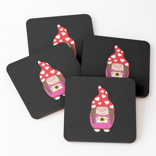 Item preview,  happy alentines day gnomes with leopard sunflower valentine	 designed and sold by koki4you.