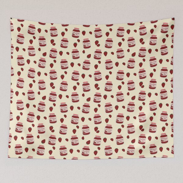 Item preview, Strawberry Jam Pattern designed and sold by hanameda.