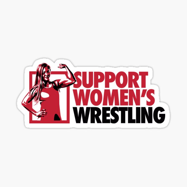 grow girls wrestling Sticker for Sale by lilymelizabeth