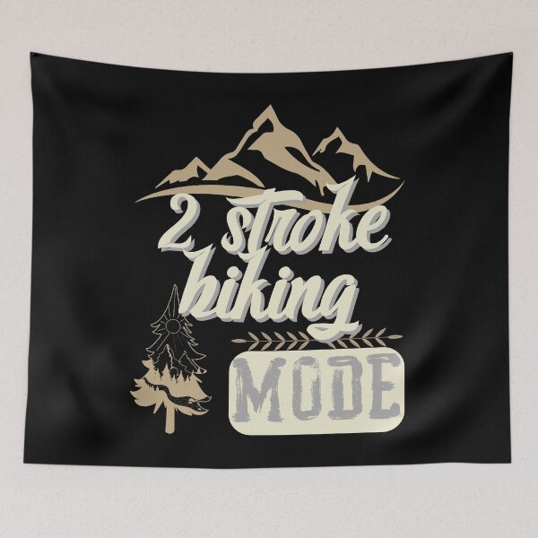 Item preview, 2 stroke biking mode, forest river sun inside tree pine designed and sold by movie-popcorn.