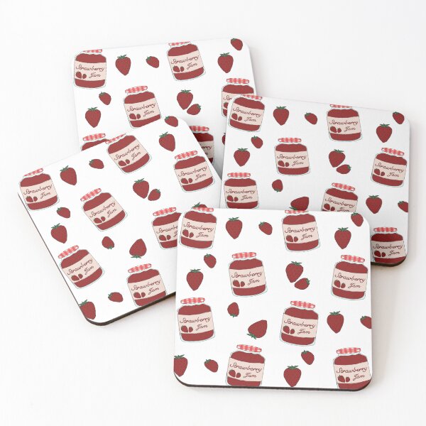 Item preview, Strawberry Jam Pattern designed and sold by hanameda.