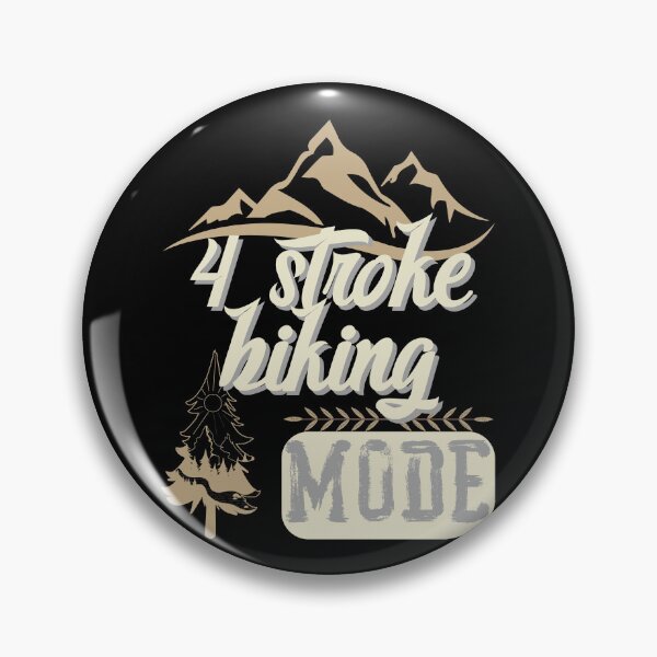 Item preview, 4 stroke biking mode, forest river sun inside tree pine designed and sold by movie-popcorn.