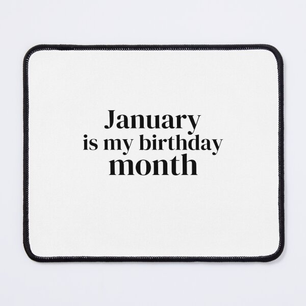 Item preview, January Birthday Quotes Aesthetic designed and sold by erion-store.
